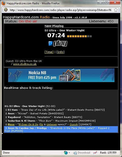 DJ Ultra - Mix on HappyHardcore.com